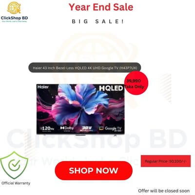Haier H43P7UX 43 Inch Voice Control HQLED 4K Smart Google TV_img_0