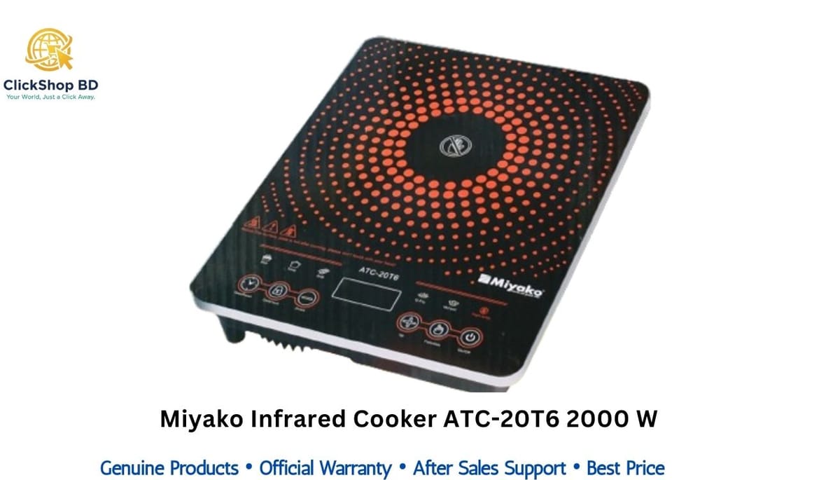 Miyako Infrared Cooker ATC-20T6 2000 W