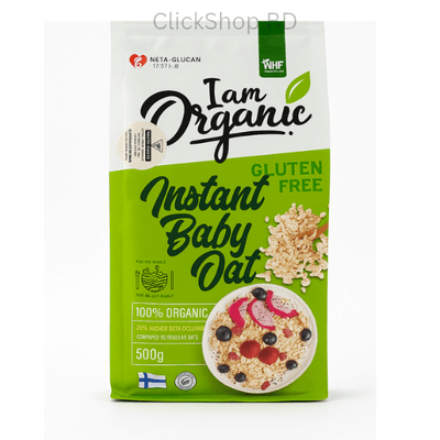 NHF Gluten Free I Am Organic Instant Baby Oat (100% Organic)- 500g_img_0