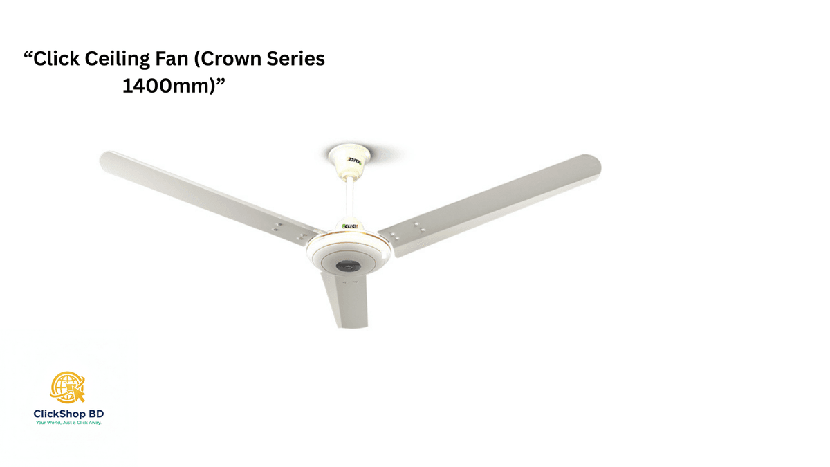 Click Ceiling Fan (Crown Series 1400mm